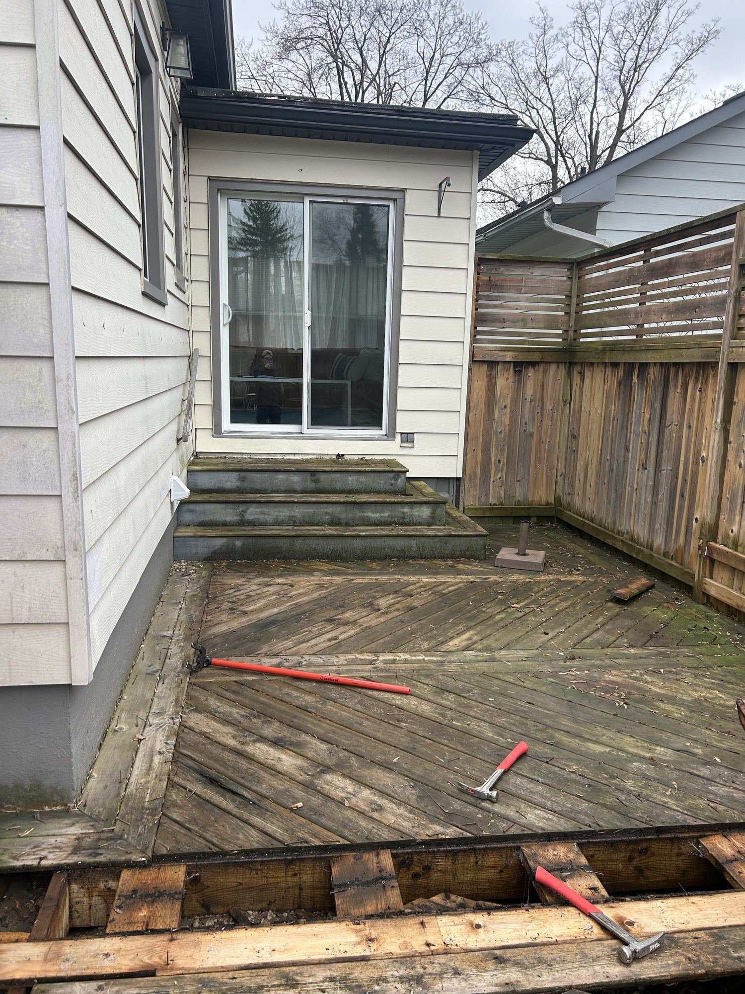 Custom Composite Resurfacing — before